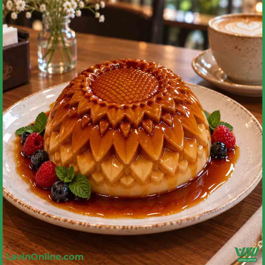قالب دسری گل داوودی